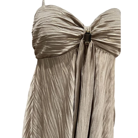 i.n. san francisco dress‎ Women 13 Gold Baby Doll Date Shimmer Bold - Picture 3 of 9